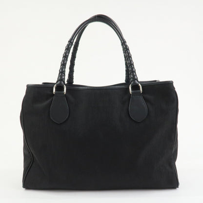 Christian Dior Trotter Nylon Canvas Leather Lovely Shoulder Bag