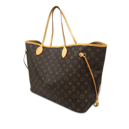 Brown Louis Vuitton Monogram Neverfull GM Tote Bag