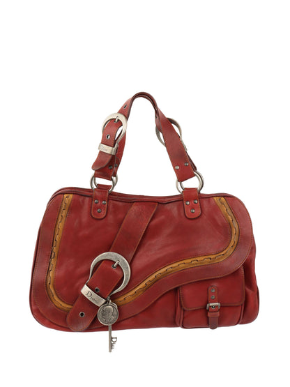 Dior Saddle Leather Tote Bag