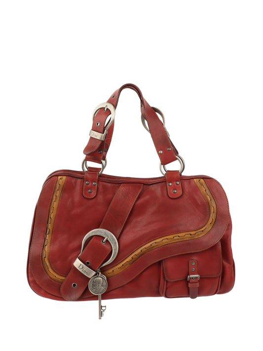 Dior Saddle Leather Tote Bag
