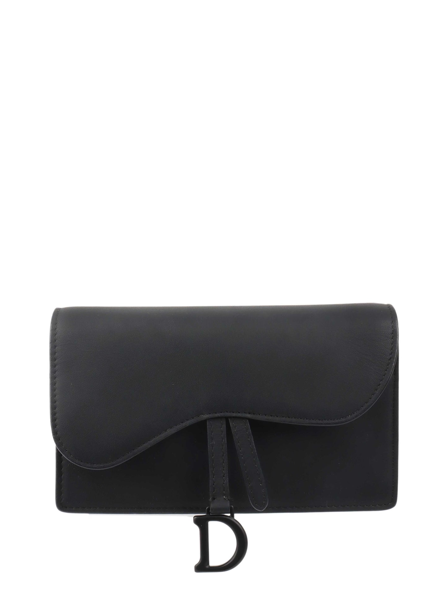 Dior Saddle Leather Crossbody Black