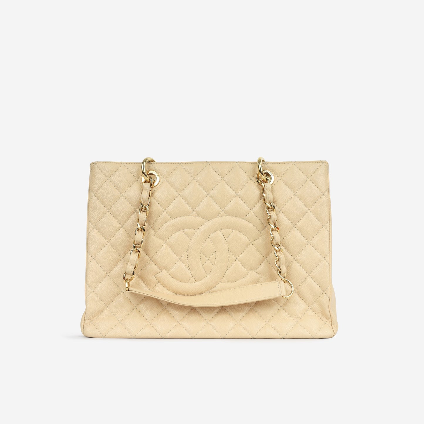 Chanel Shopping Tote Caviar Gold Tote Bag Style 2
