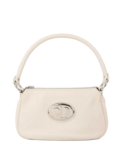 Dior White Leather Shoulder Bag