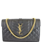 Saint Laurent Envelope Leather Black Shoulder Bag Style 3