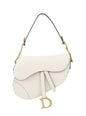 Dior Saddle Leather Crossbody White