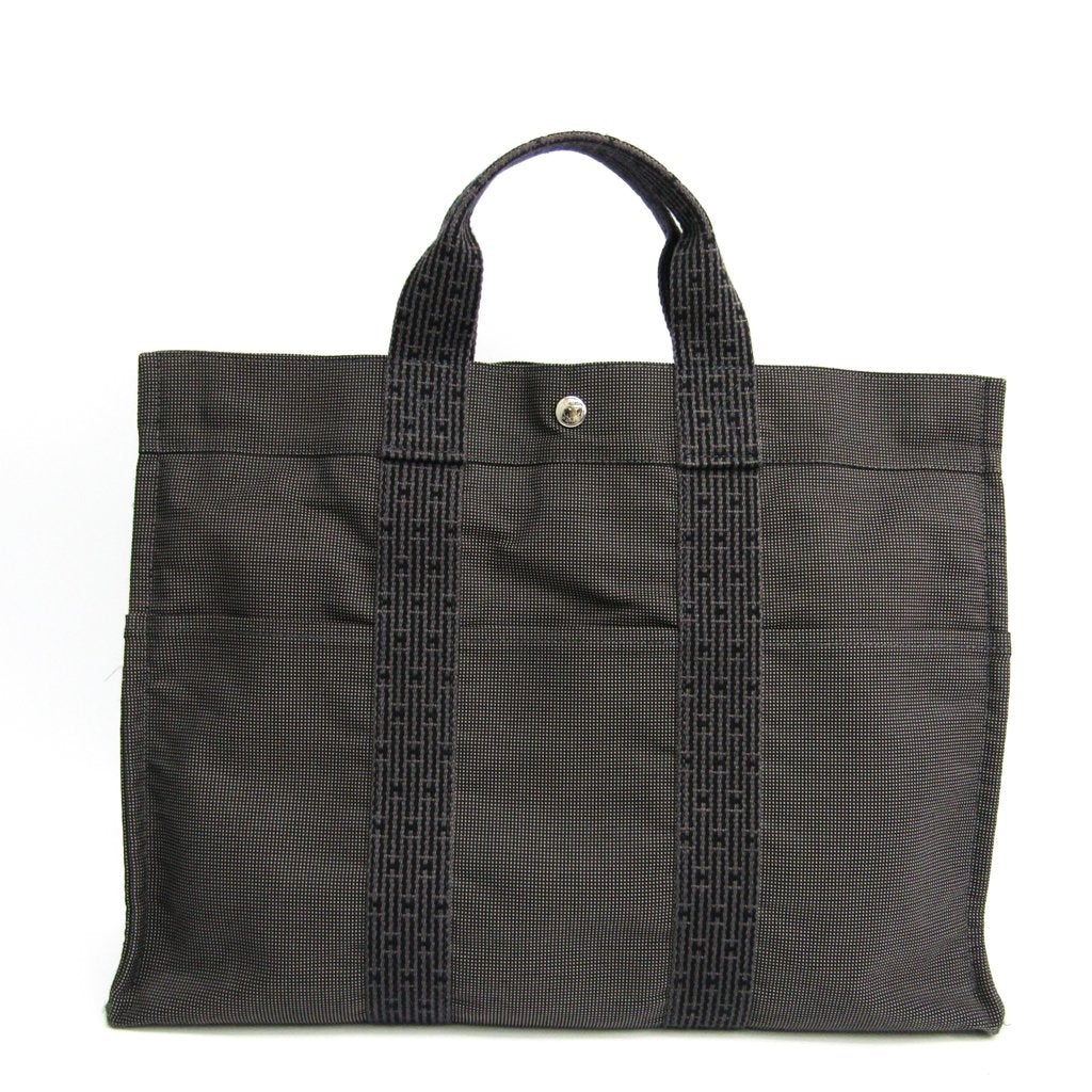Luxury Hermes Gray Herline Mm Tote Canvas