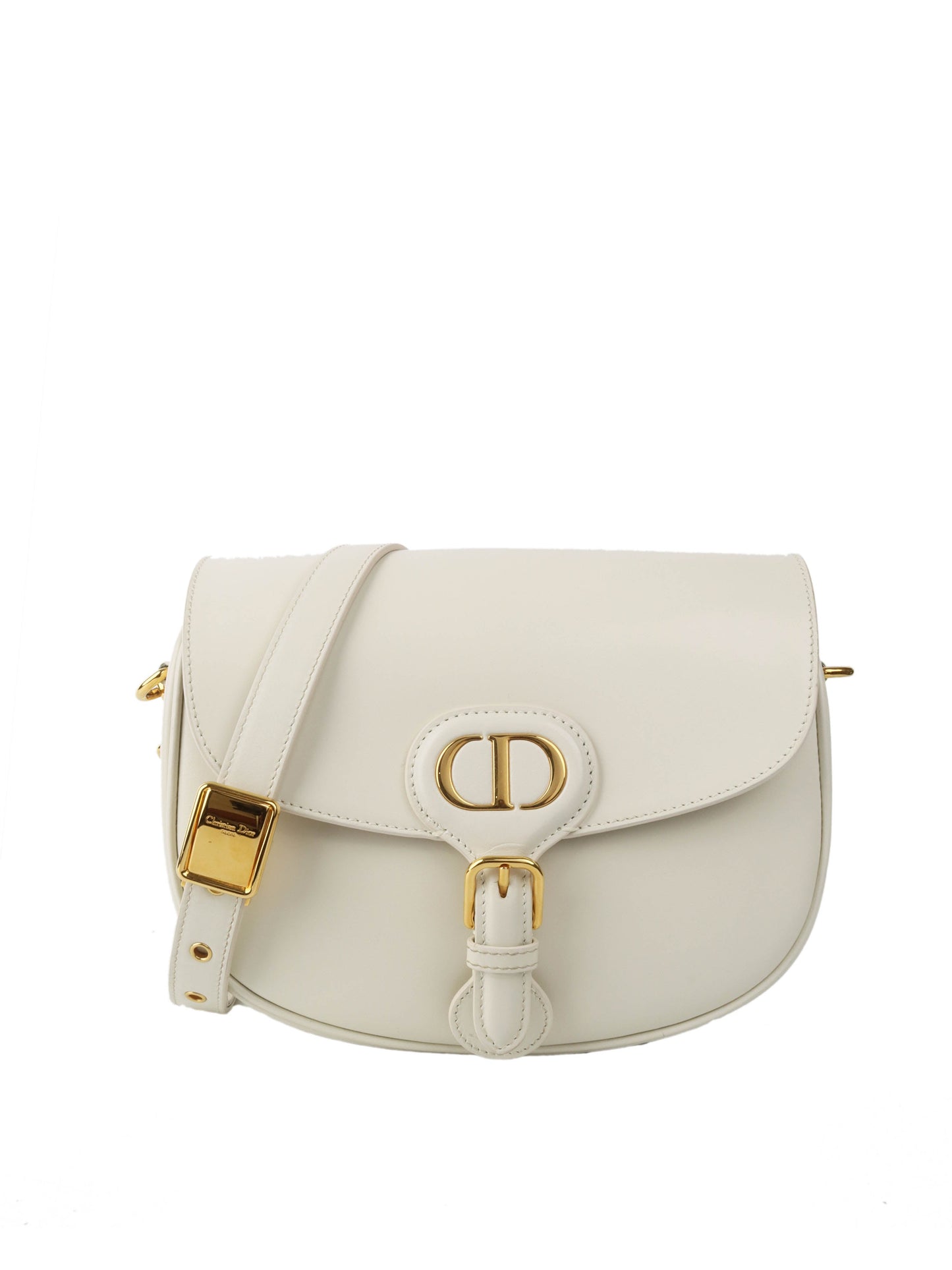 Dior Bobby Leather Crossbody White