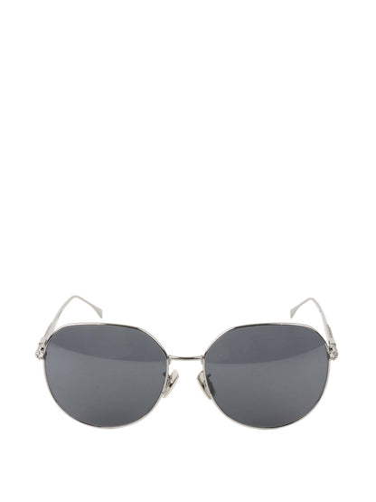 Fendi Silver frame sunglasses.