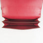 Luxury Hermes Calf Leather Message Bag Red Golden