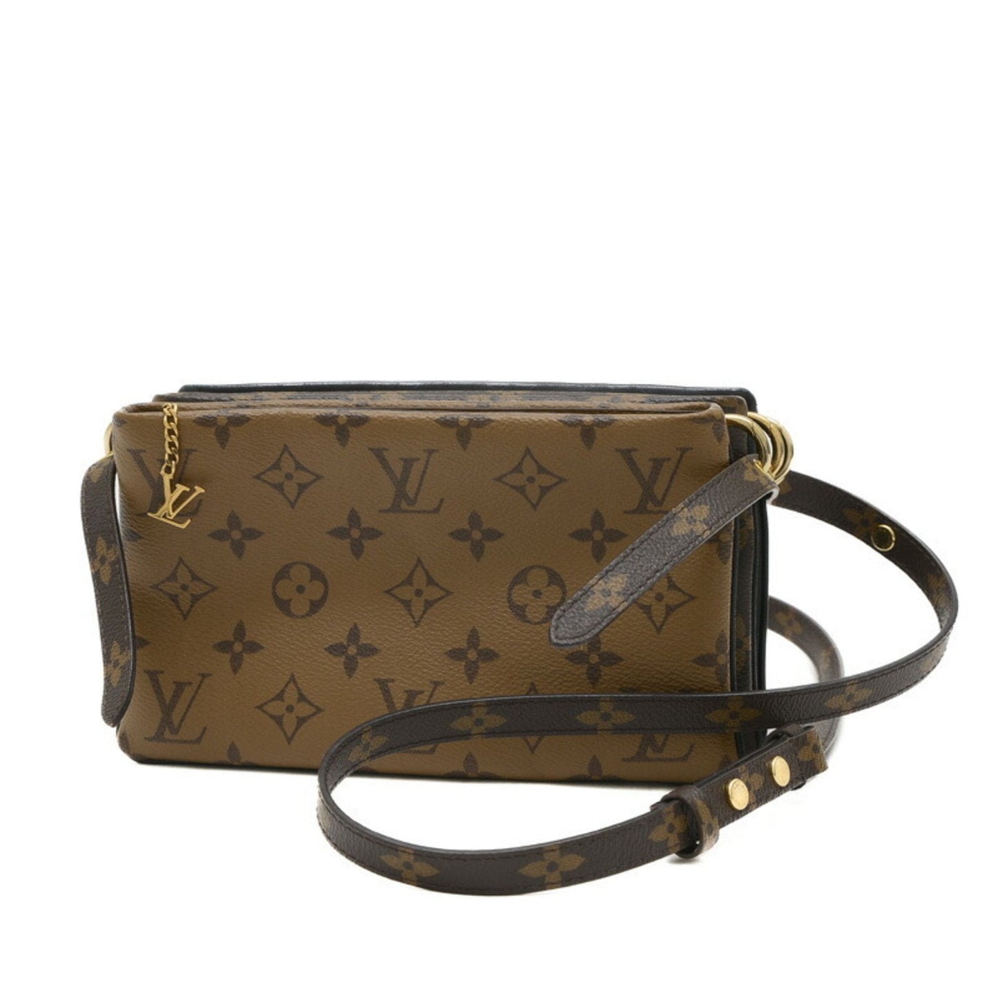 Louis Vuitton  Monogram Monogram Reverse Leather Pochette Shoulder Bag