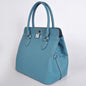 Luxury Hermes Toolbox Ladies 2Way Blue Handbag