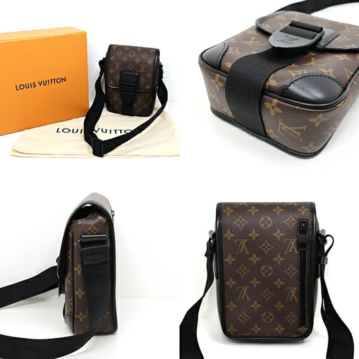 Louis Vuitton  Monogram Canvas Leather Shoulder Bag
