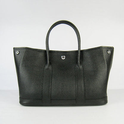 Luxury Hermes Garden Party Handbag Black