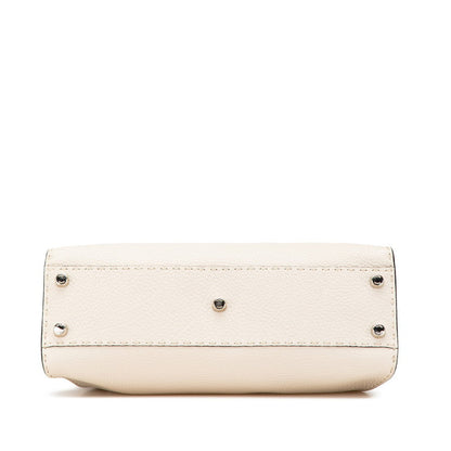 Fendi Peekaboo Leather Red Handbag Style 43