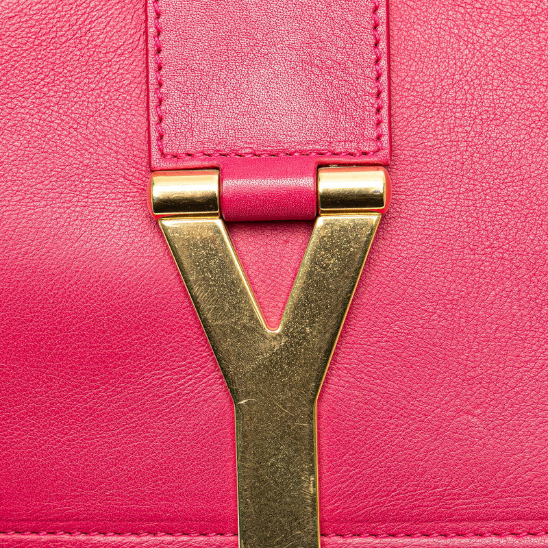 Saint Laurent Leather Red Shoulder Bag Style 15