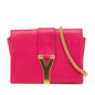 Saint Laurent Leather Red Shoulder Bag Style 15