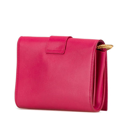 Saint Laurent Leather Red Shoulder Bag Style 15