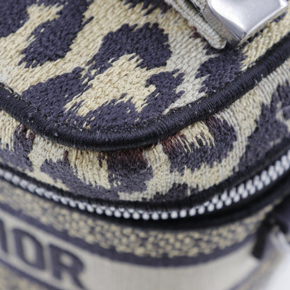 Christian Dior Beige Canvas Handbag Vanity Bag