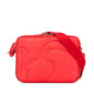 Christian Dior Red Color Nylon Leather Shoulder Bag