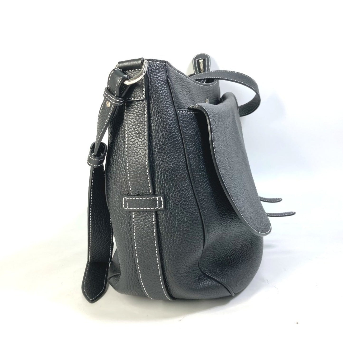 Christian Dior Black Leather Shoulder Bag Style 2