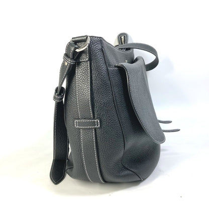 Christian Dior Black Leather Shoulder Bag Style 2