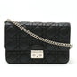 Christian Dior Miss Dior Black Leather Clutch Bag