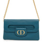 Christian Dior Blue Leather Shoulder Bag Style 2