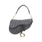 Christian Dior Blue Canvas Shoulder Bag
