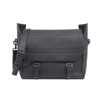 Christian Dior Black Leather Shoulder Bag Style 28