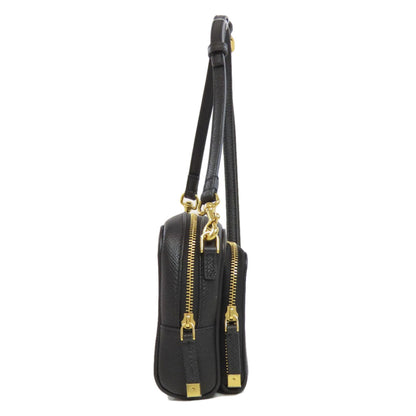 Christian Dior Black Leather Shoulder Bag Style 42