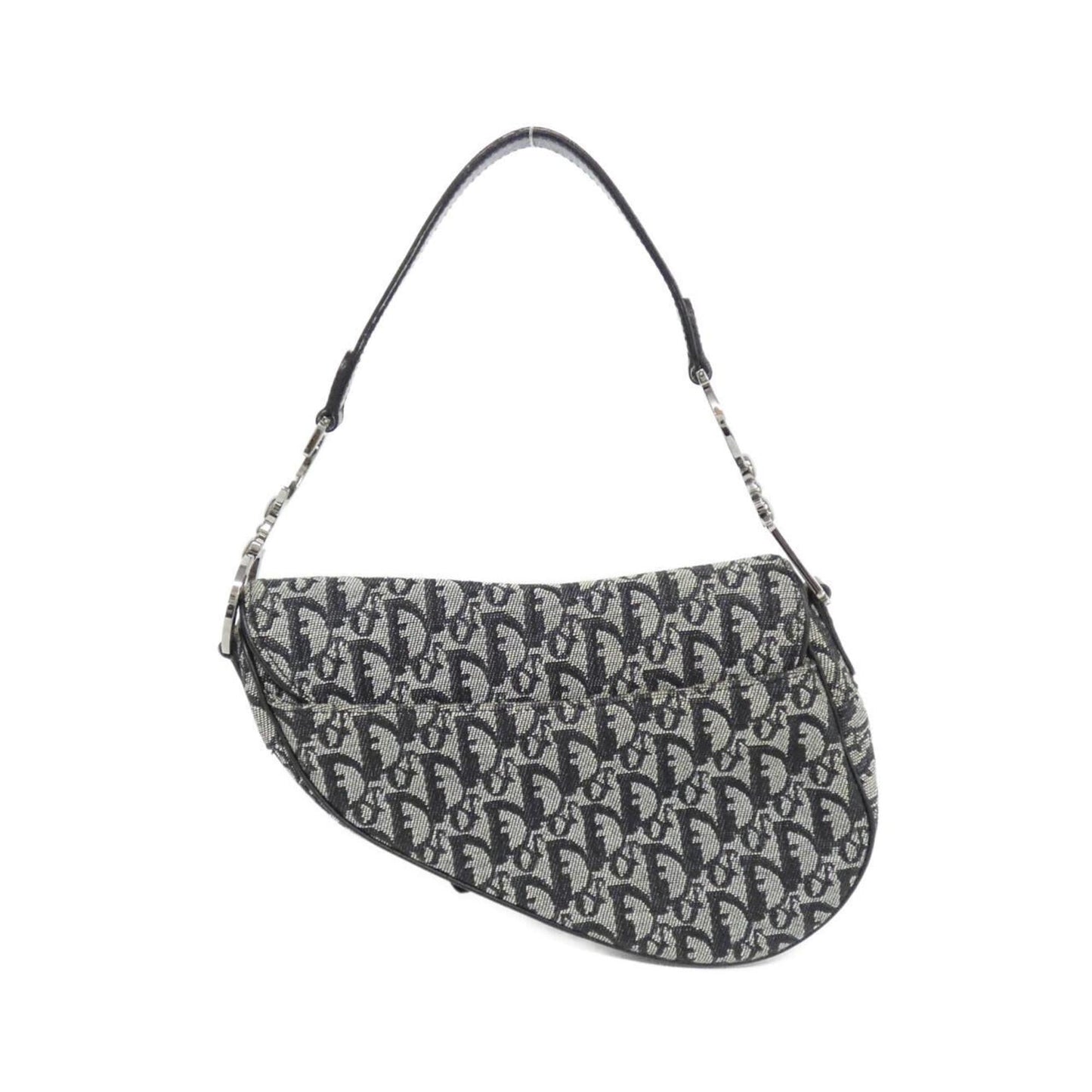 Christian Dior Black Canvas Shoulder Bag Style 4