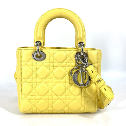 Christian Dior Yellow Leather Handbag Style 2