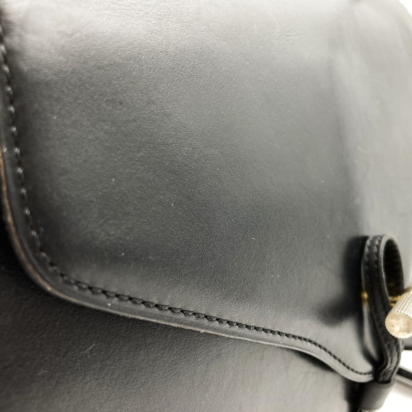Christian Dior Black Leather Shoulder Bag Style 29