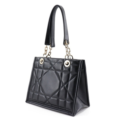 Christian Dior Black Leather Tote Bag Style 5