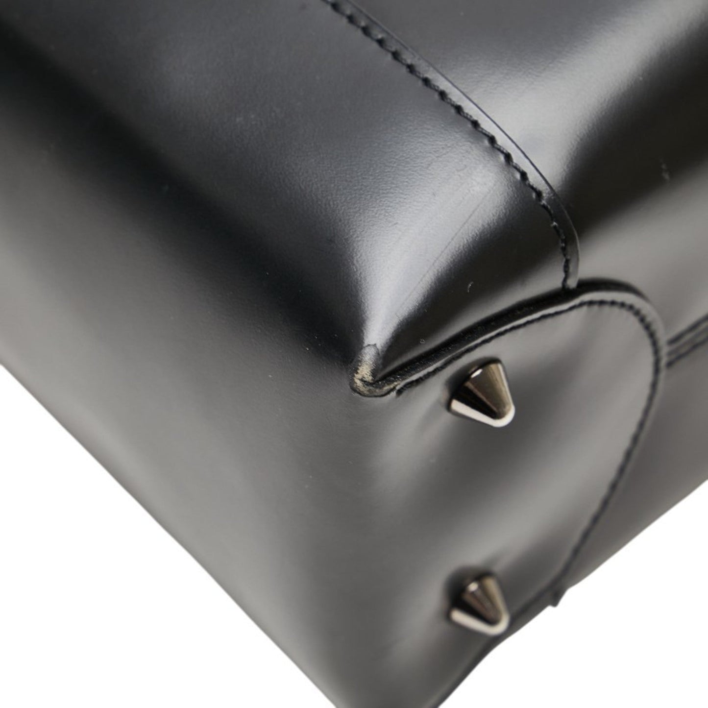 Christian Dior Black Leather Handbag Shoulder Bag Style 4