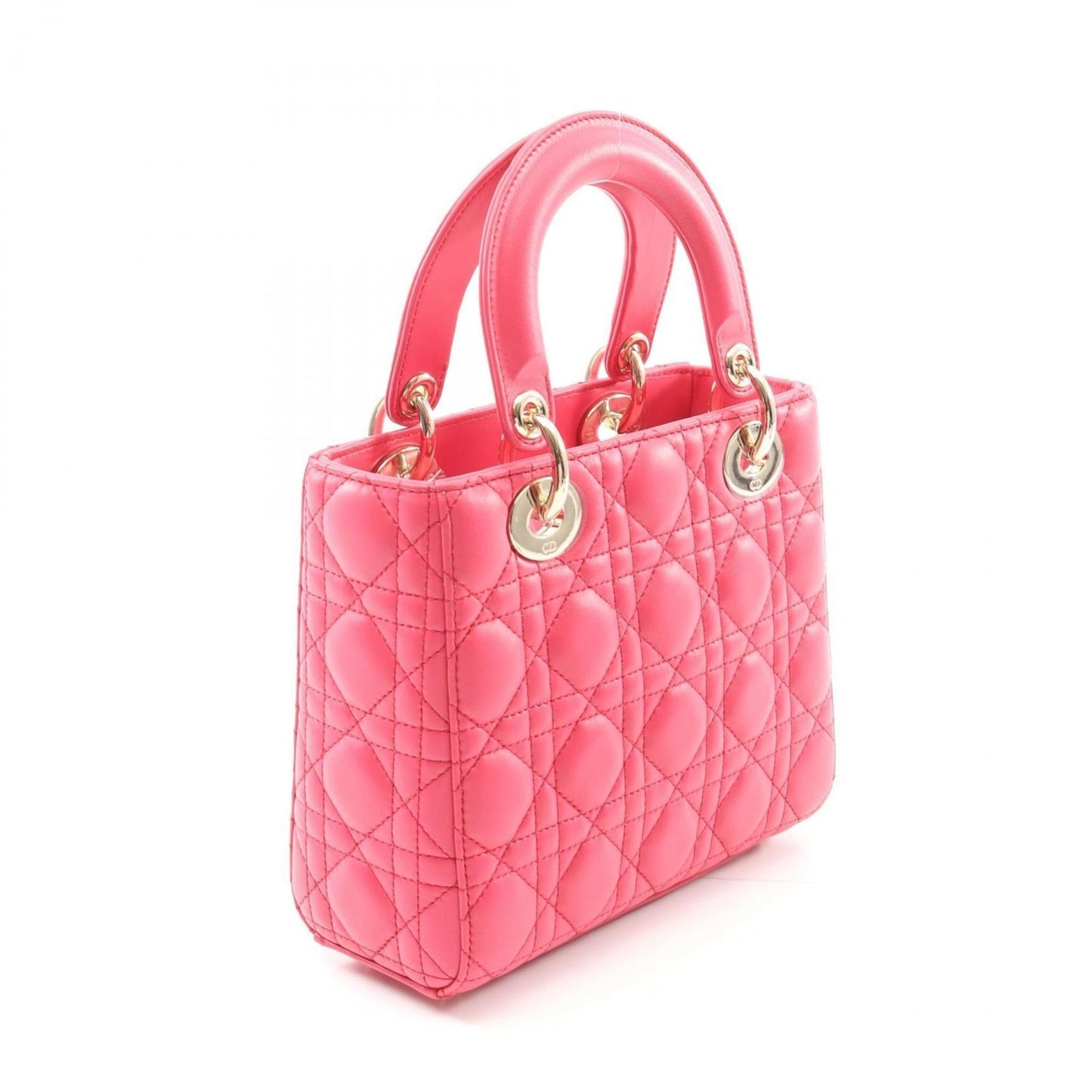 Christian Dior Pink Leather Handbag Style 5