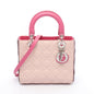 Christian Dior Bordeaux Pink Leather Handbag