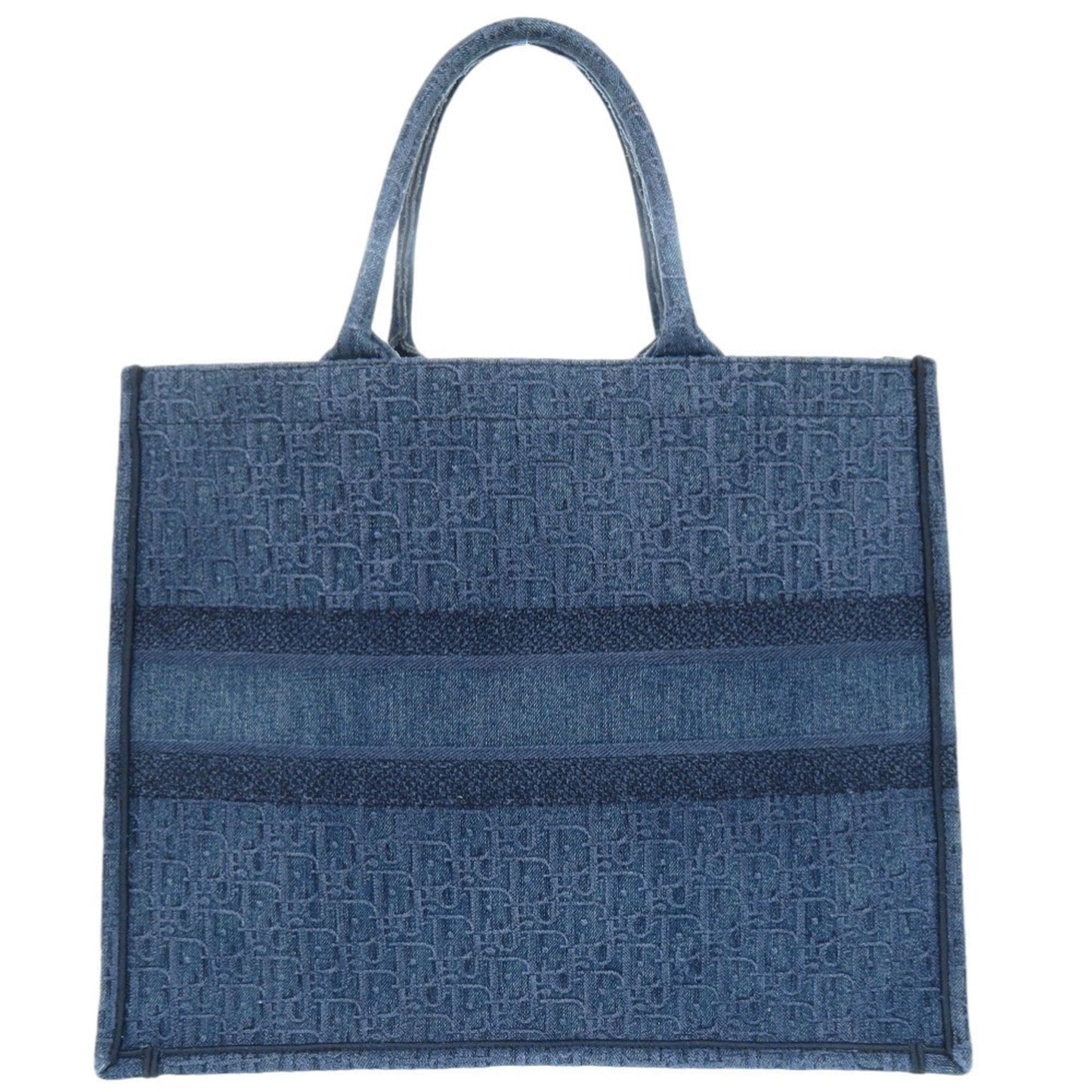 Christian Dior Blue Denim Tote Bag ()