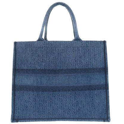 Christian Dior Blue Denim Tote Bag ()