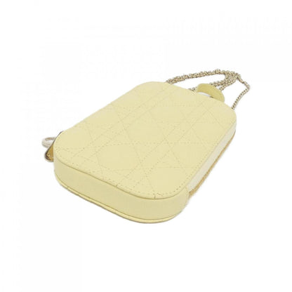 Christian Dior Yellow Leather Handbag Leather