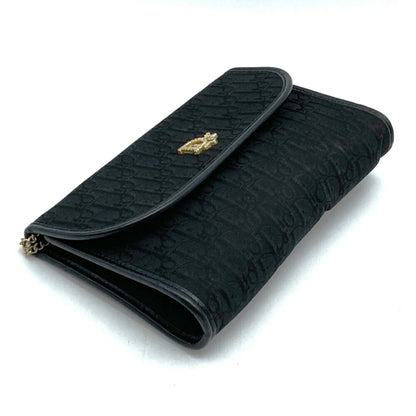 Christian Dior Black Canvas Shoulder Bag Style 2
