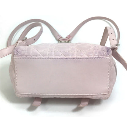 Christian Dior Pink Leather Backpack Style 2