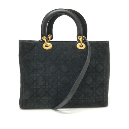 Christian Dior Black Leather Handbag Style 16