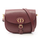 Christian Dior Bordeaux Leather Shoulder Bag