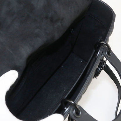 Christian Dior Black Leather Tote Bag Style 4