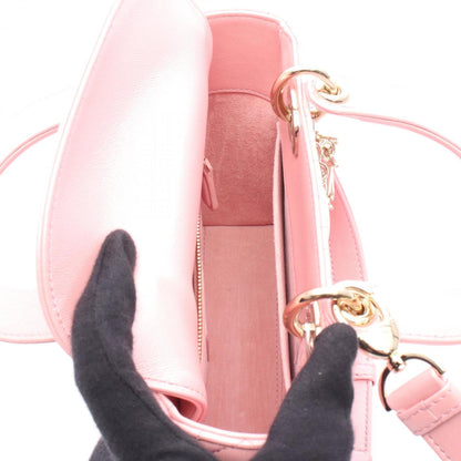 Christian Dior Pink Leather Handbag Style 4