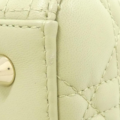Christian Dior Green Leather Handbag