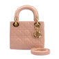 Christian Dior Pink Leather Shoulder Bag Style 2