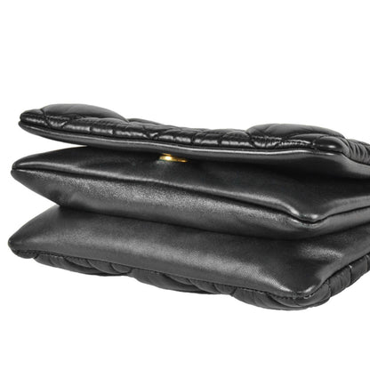Christian Dior Black Leather Shoulder Bag Style 33