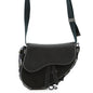 Christian Dior Black Fabric Leather Shoulder Bag